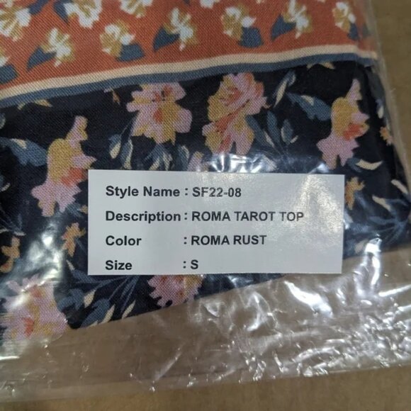 Jen's Pirate Booty | Roma Tarot Top in Rust - Picture 7 of 8